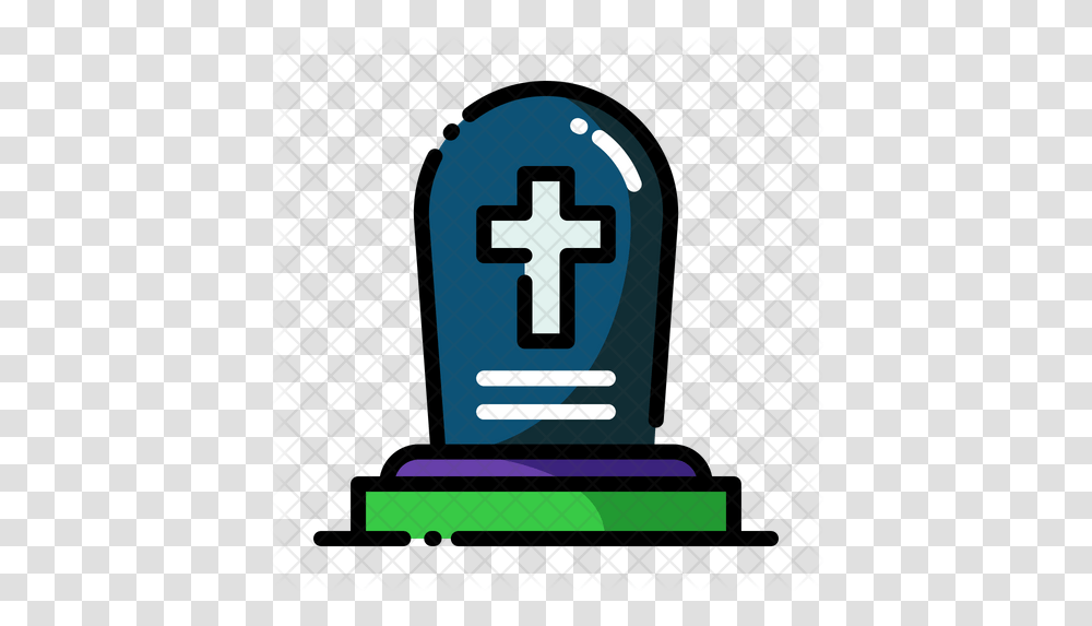 Tombstone Icon Cross, Trophy, Road Sign, Symbol Transparent Png