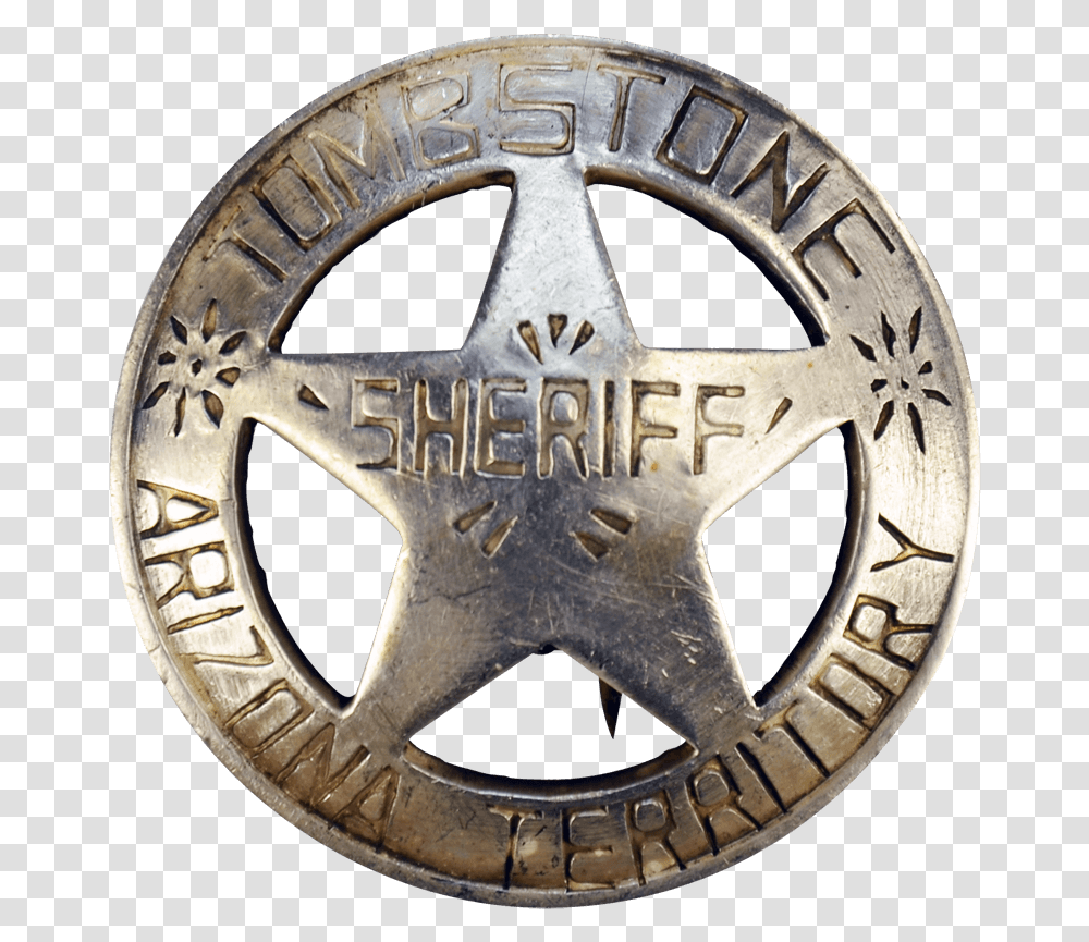Tombstone Sheriff Badge, Logo, Trademark, Clock Tower Transparent Png