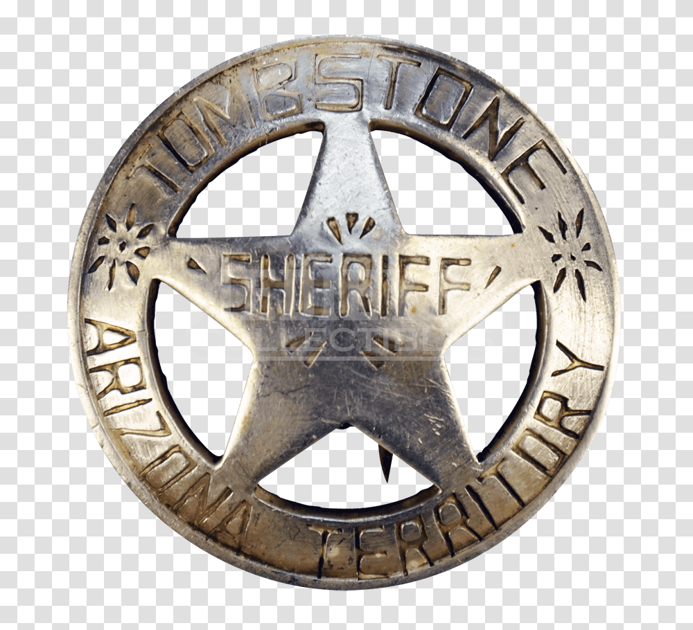 Tombstone Sheriff Badge, Logo, Trademark, Ring Transparent Png