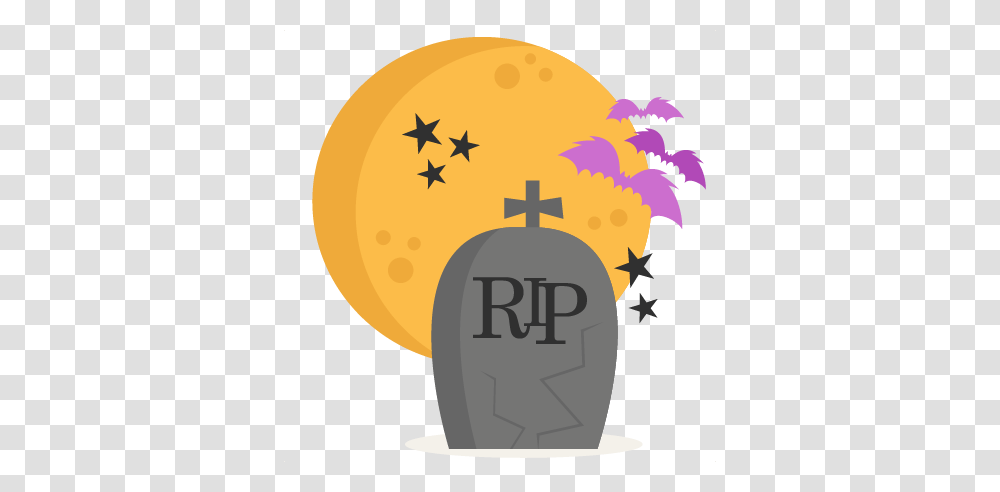 Tombstone With Moon Scrapbook Cute Clipart, Outdoors, Star Symbol Transparent Png