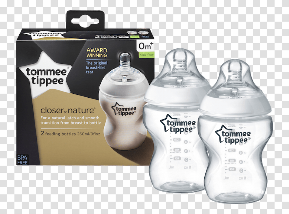 Tommee Tippee Closer To Nature Tommee Tippee 260ml Bottles, Shaker, Home Decor Transparent Png