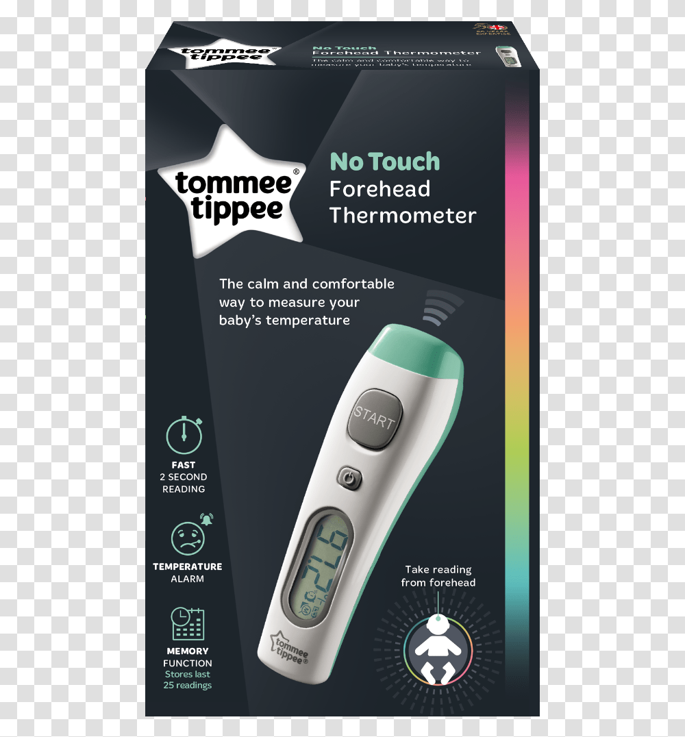 Tommee Tippee No Touch Thermometer, Poster, Advertisement, Flyer, Paper Transparent Png