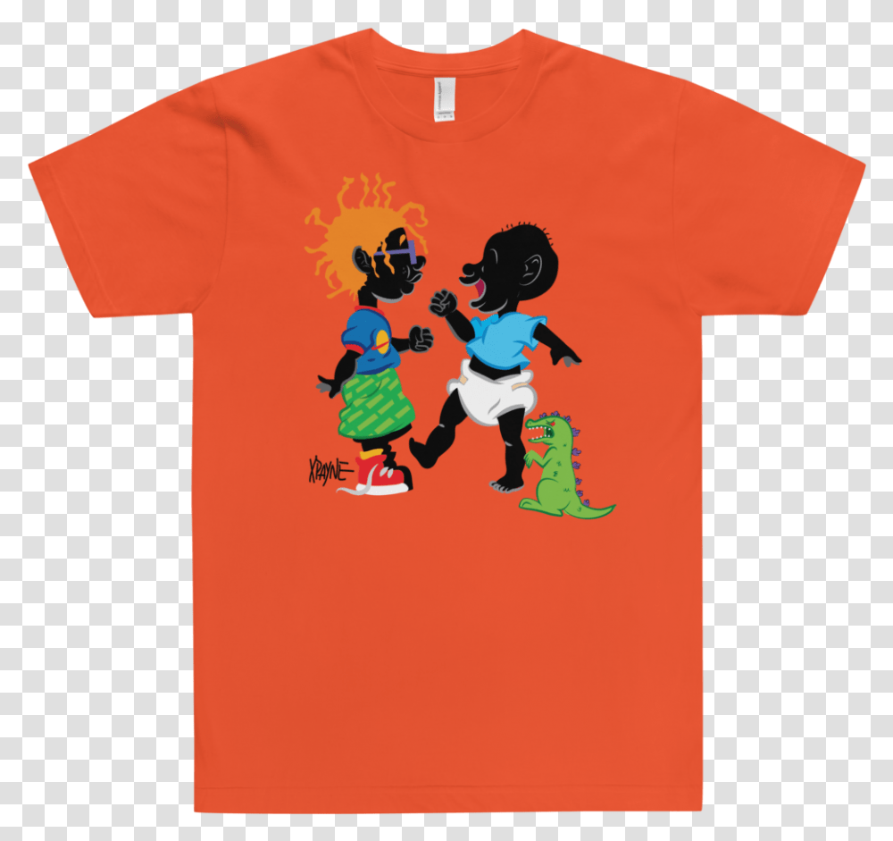 Tommy And Chucky T Shirt Orange - Xpayne, Clothing, Apparel, T-Shirt, Person Transparent Png