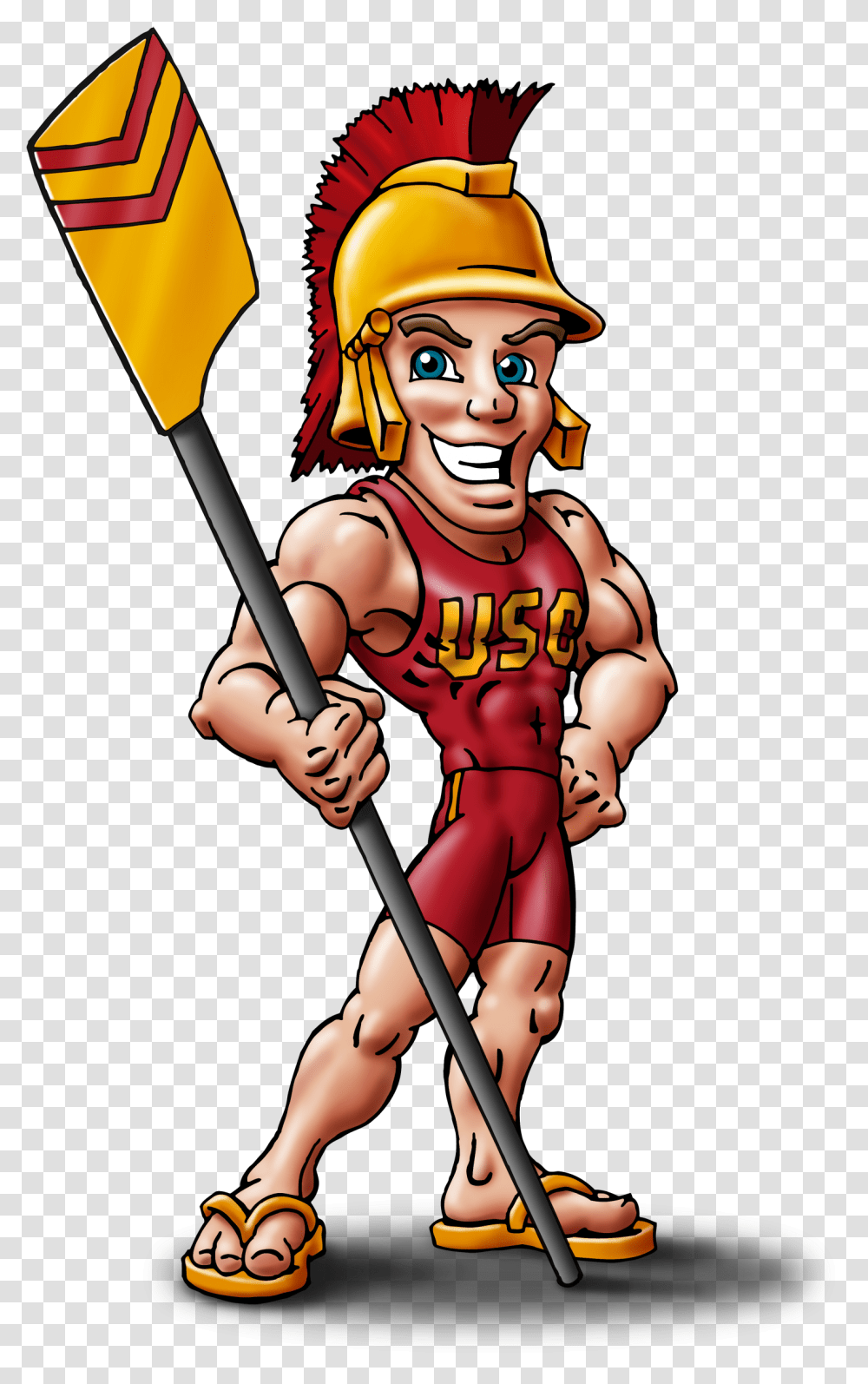 Tommy Two Seat Mascot University Of Southern California, Person, People, Weapon, Team Transparent Png