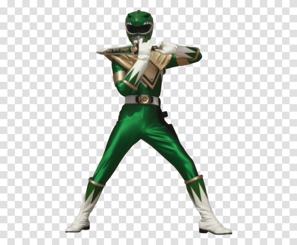 Tommyoliver Greenranger Mighty Morphin Power Rangers Red Ranger, Elf, Person, Human, Costume Transparent Png