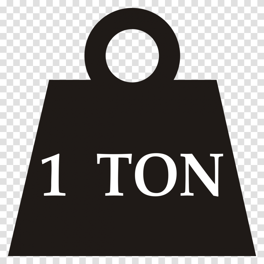 Ton Weight, Cowbell, Number Transparent Png