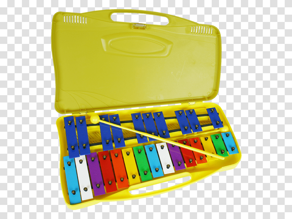 Tone Metal Xylophone In Plastic Carry Case Glockenspiel, Musical Instrument, Vibraphone Transparent Png