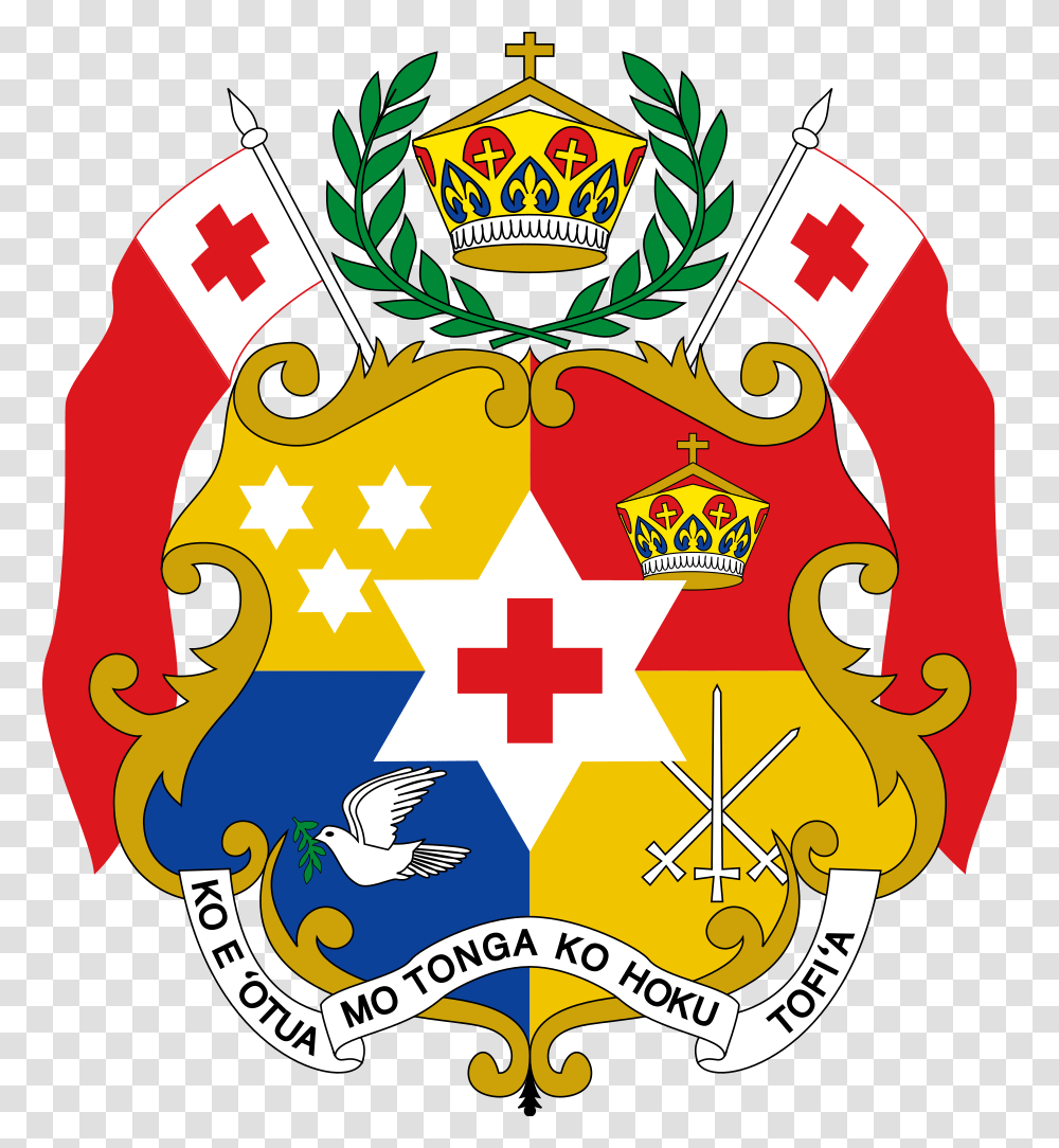 Tongan Coat Of Arms, Logo, Trademark, Emblem Transparent Png