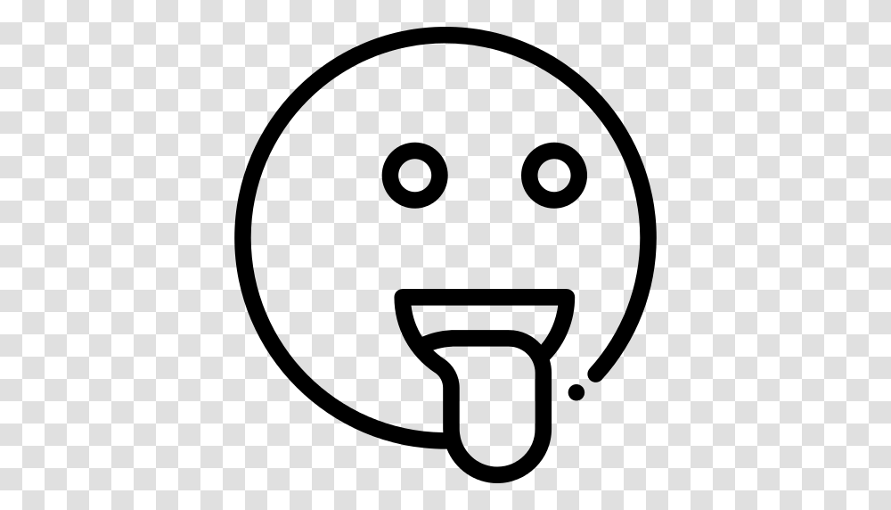 Tongue Emoji Icon, Gray, World Of Warcraft Transparent Png