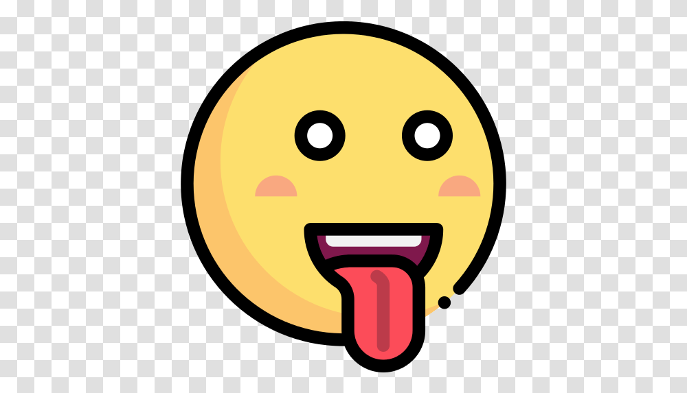 Tongue Icon Funny Emojis, Giant Panda, Bear, Wildlife, Mammal Transparent Png