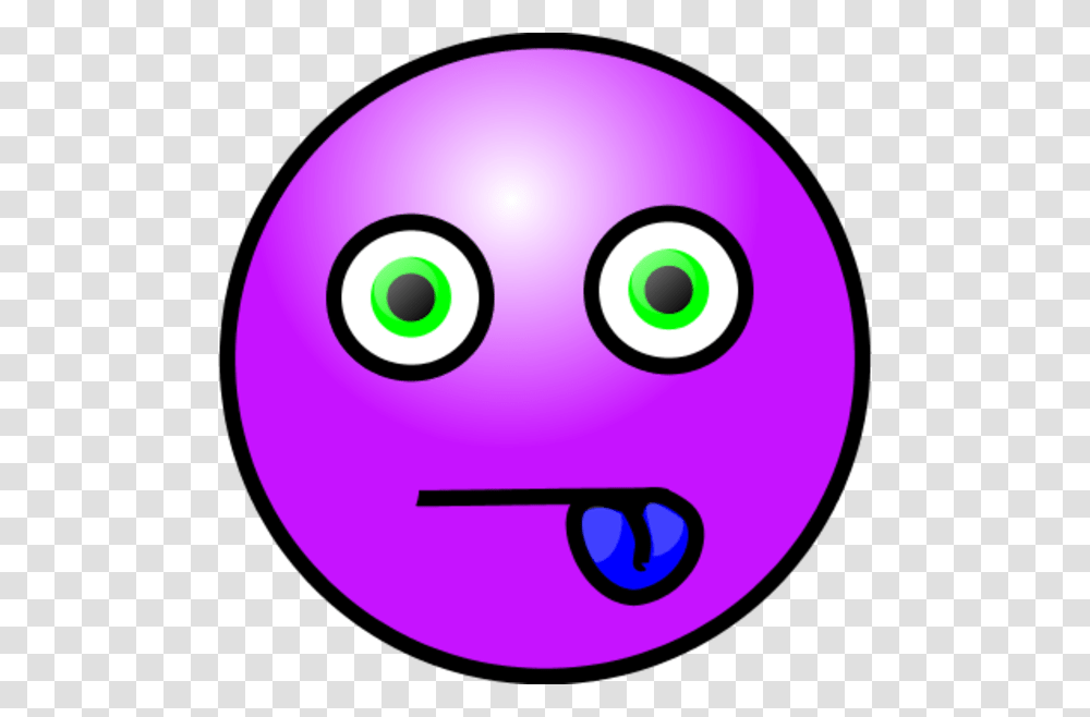 Tongue In Cheek Emoticon Red Worried Face, Sphere, Disk, Purple Transparent Png