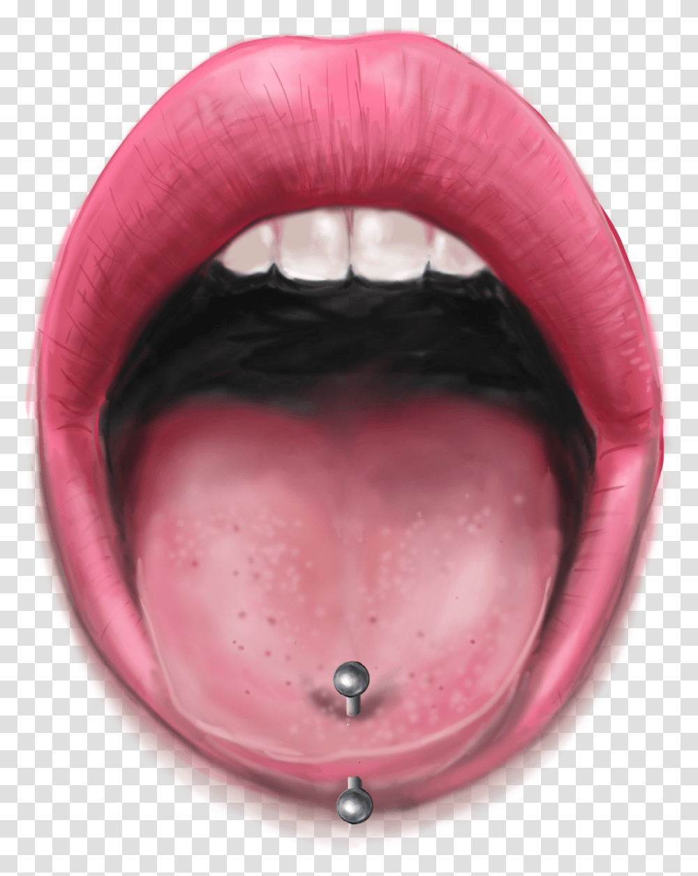 Tongue Piercing Perth Tongue, Mouth, Lip, Helmet, Clothing Transparent Png