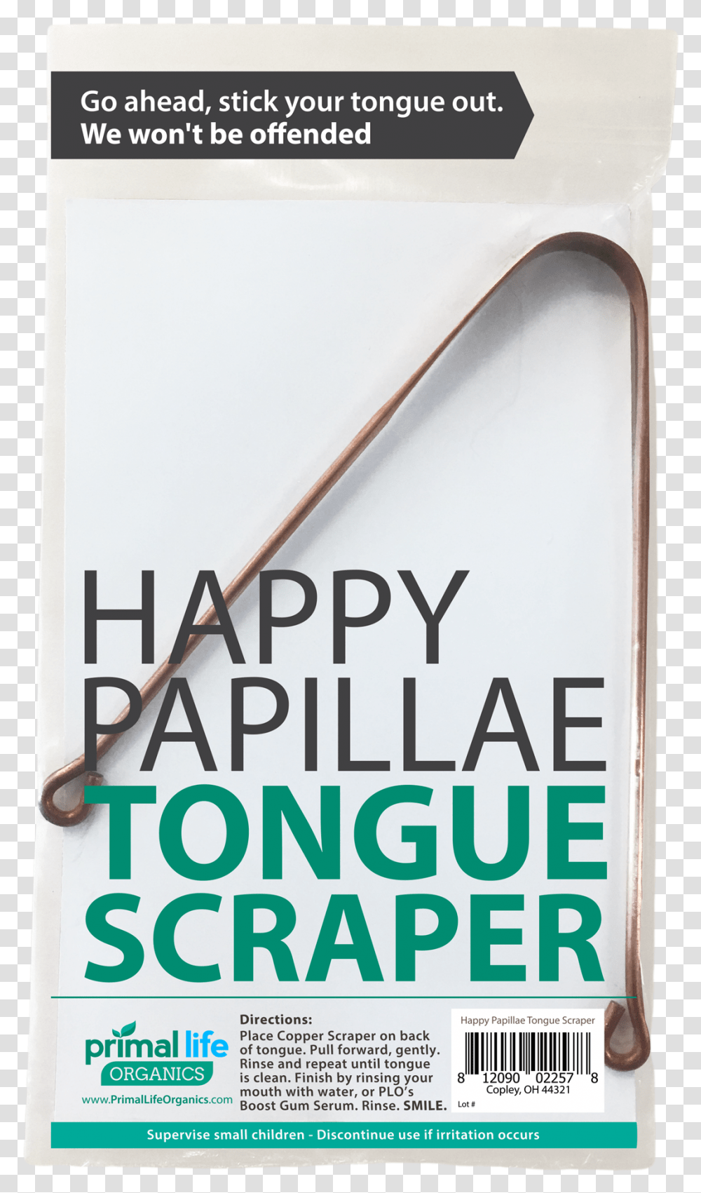 Tongue ScraperClass LazyloadData Image Id Organic Tongue Scraper, Stick, Cane, White Board Transparent Png