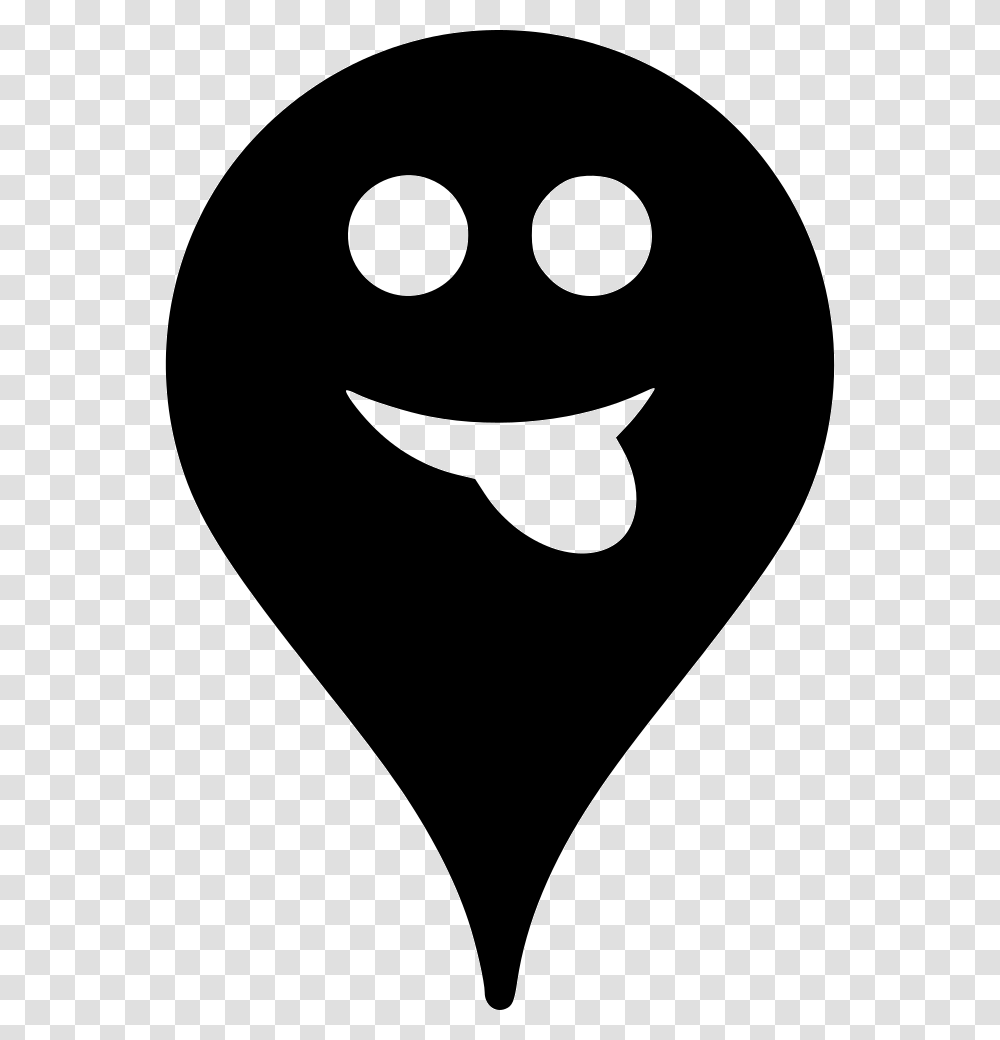 Tongue Smiley, Stencil, Pillow, Cushion Transparent Png