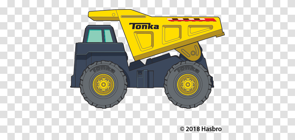Tonka Truck, Tractor, Vehicle, Transportation, Bulldozer Transparent Png