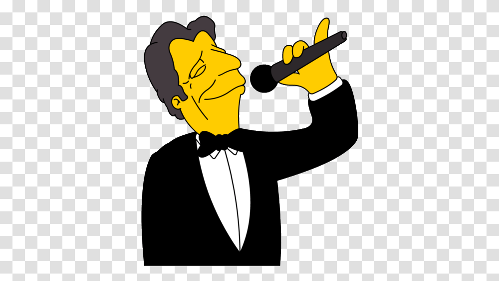 Tony Bennett Simpsons, Performer, Person, Human, Magician Transparent Png