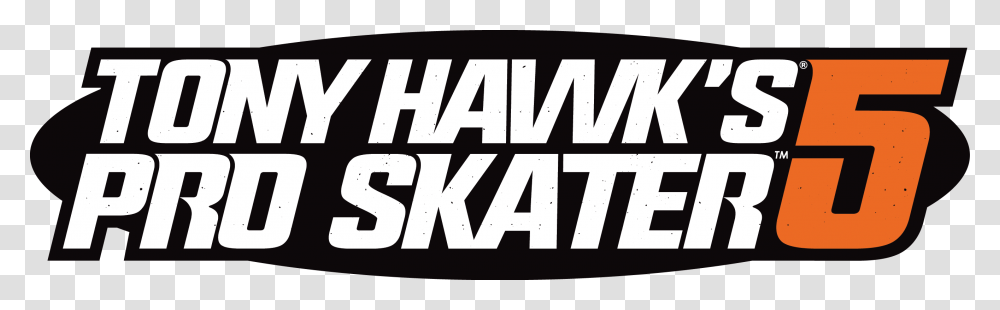 Tony Hawk Pro Skater 5 Logo, Word, Label, Alphabet Transparent Png