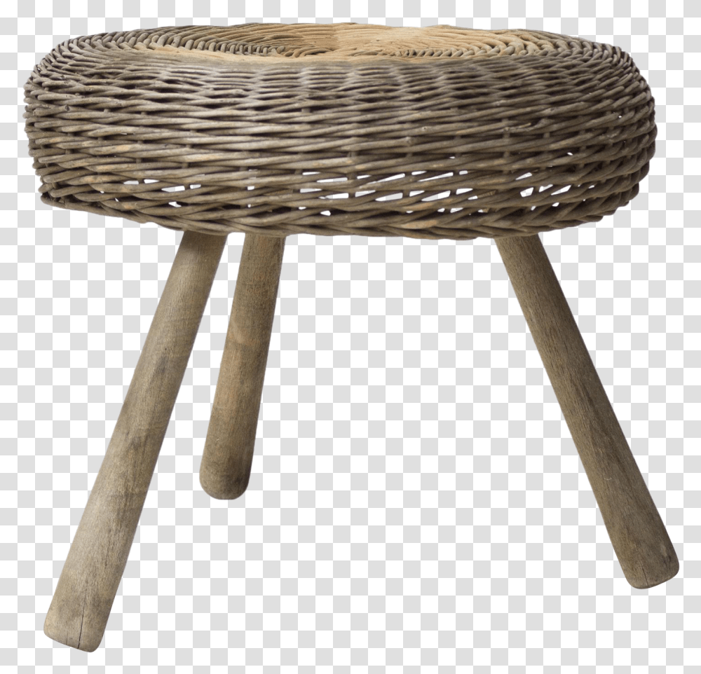 Tony Paul Wicker Stool For Sale Stool, Furniture, Table, Coffee Table, Hammer Transparent Png
