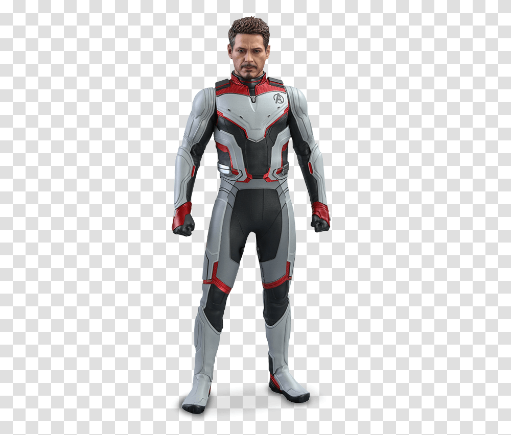 Tony Stark Hot Toys Endgame, Sleeve, Long Sleeve, Person Transparent Png