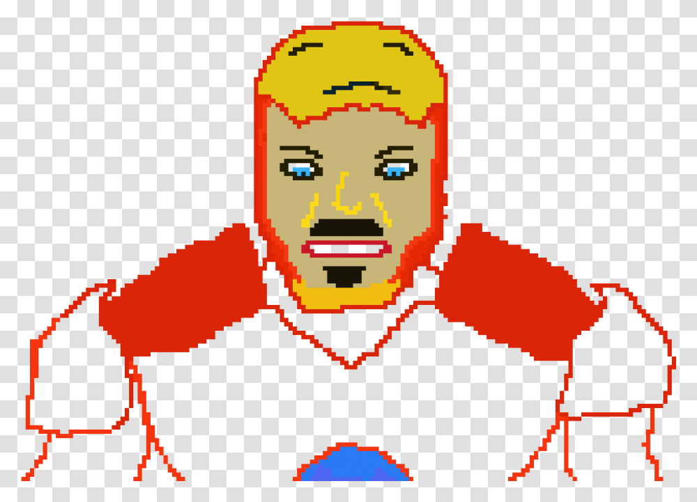 Tony Stark Pixel Art, Head, Face, Label Transparent Png