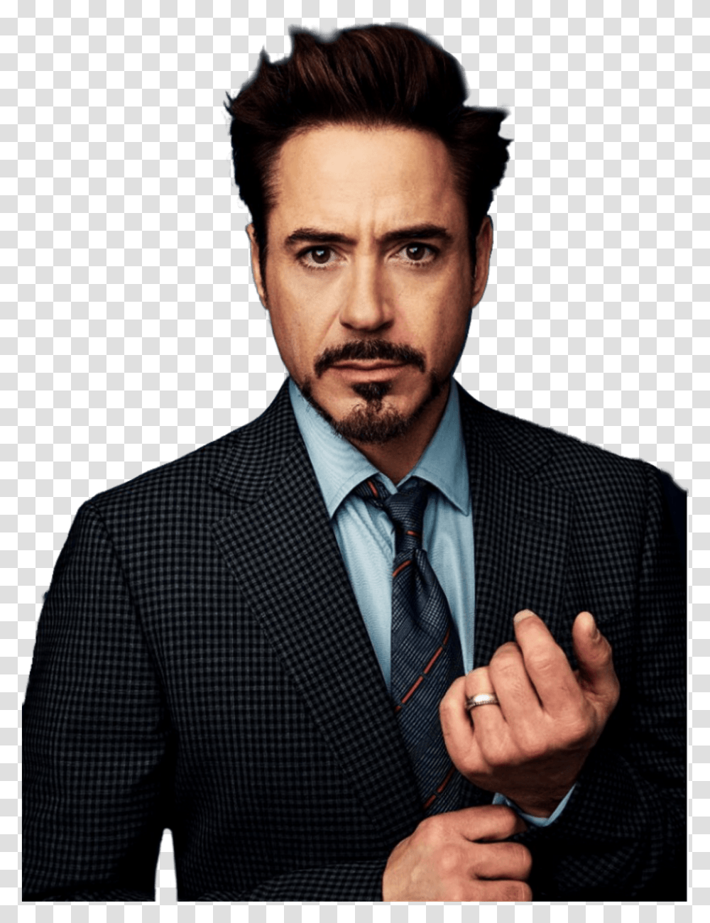 Tony Stark Tony Starks, Tie, Accessories, Suit, Overcoat Transparent Png