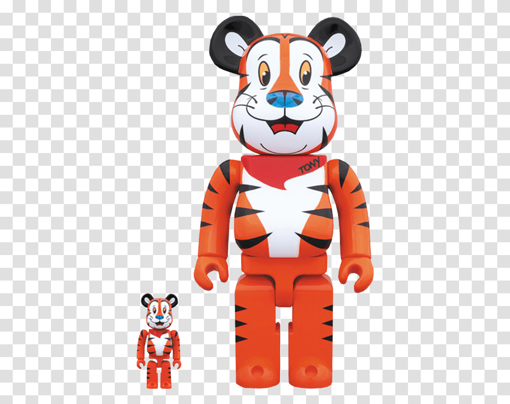 Tony The Tiger Bearbrick, Toy, Doll, Plush, Figurine Transparent Png
