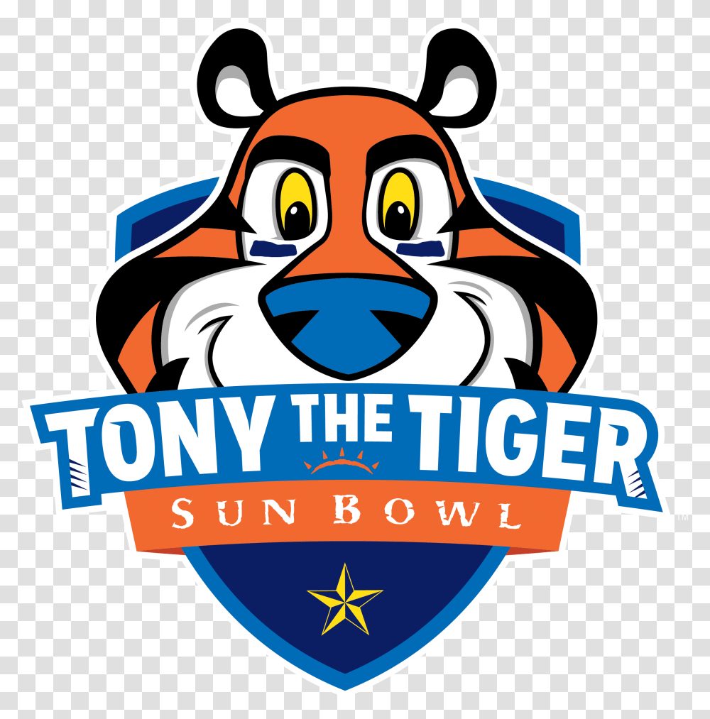 Tony The Tiger Sun Bowl, Logo, Trademark, Badge Transparent Png