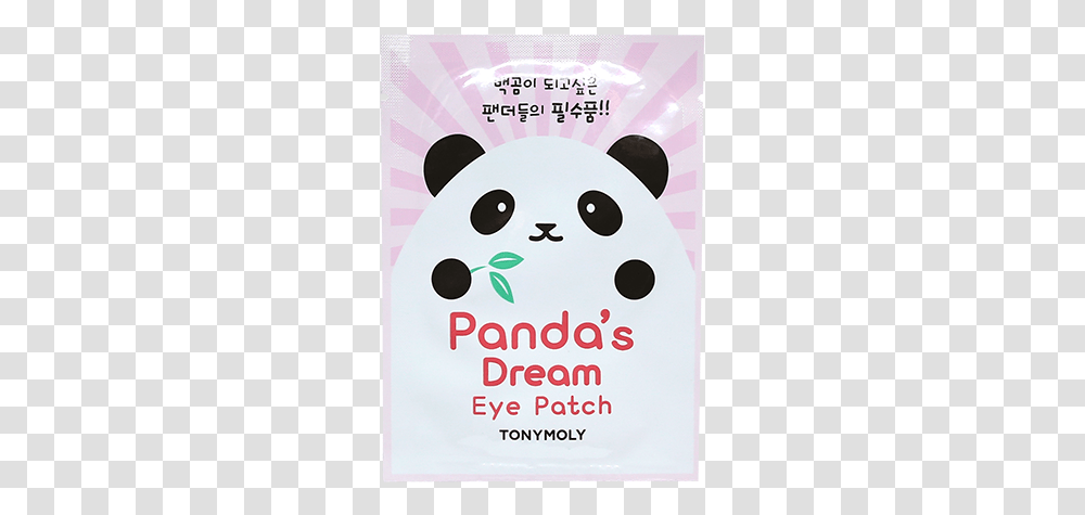 Tonymoly Panda's Dream Eye Patch, Advertisement, Poster, Flyer, Paper Transparent Png