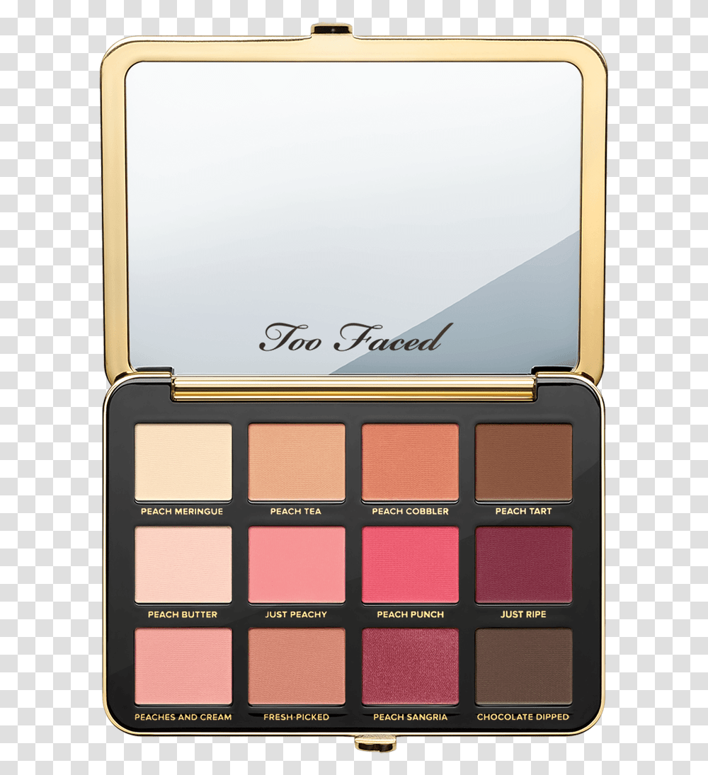 Too Faced Just Peachy Just Peachy Too Faced, Palette, Paint Container, Mobile Phone, Electronics Transparent Png