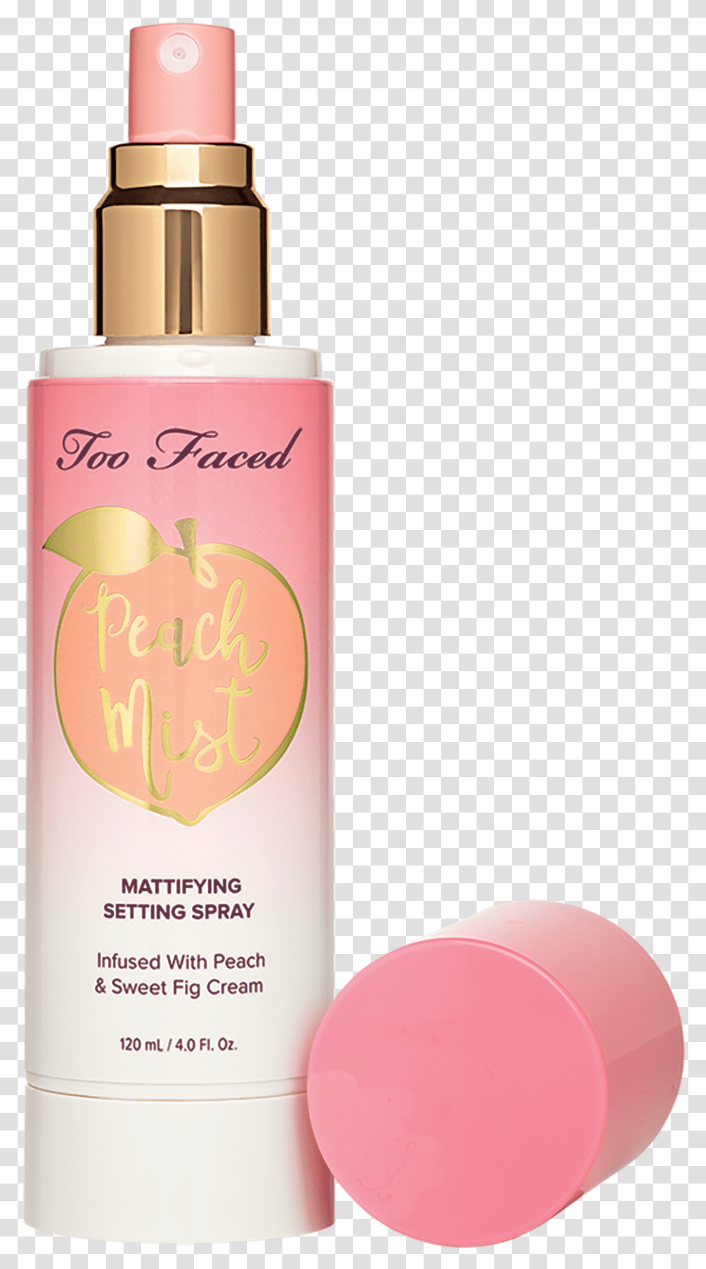 Too Faced Peach Mist, Bottle, Cosmetics, Shampoo, Lotion Transparent Png