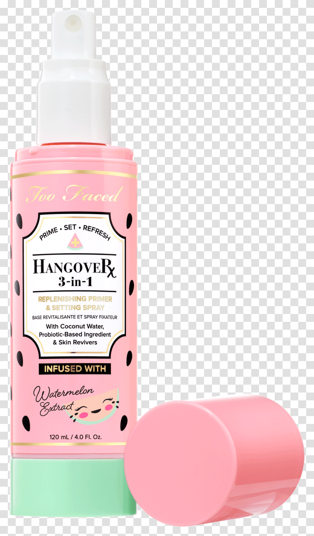 Too Faced Watermelon Collection, Cosmetics, Bottle, Deodorant, Tin Transparent Png