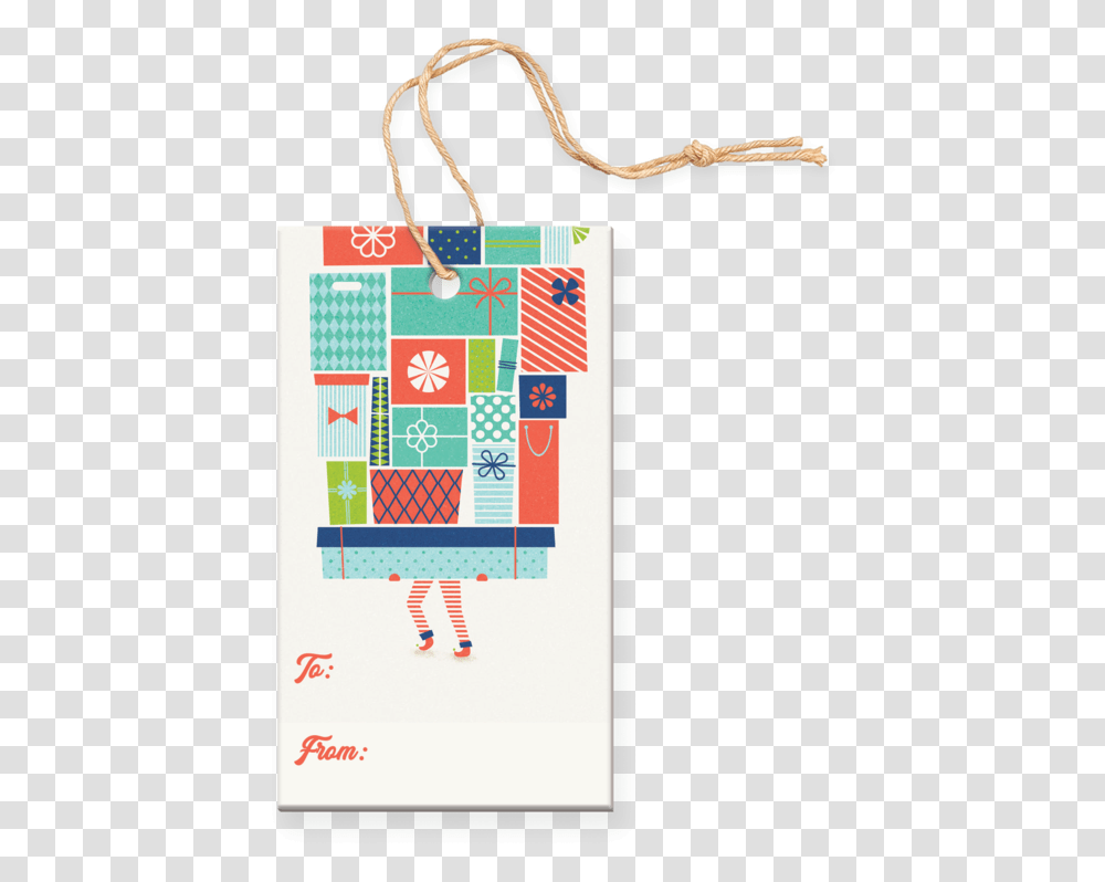 Too Many Presents Gift Tag Craft, Text, Bag, Shopping Bag, Tote Bag Transparent Png