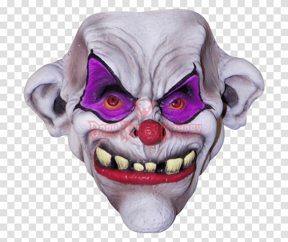 Toofy The Clown Halloween Face Mask Scary Clowns Of Death Clown, Performer, Person, Human Transparent Png