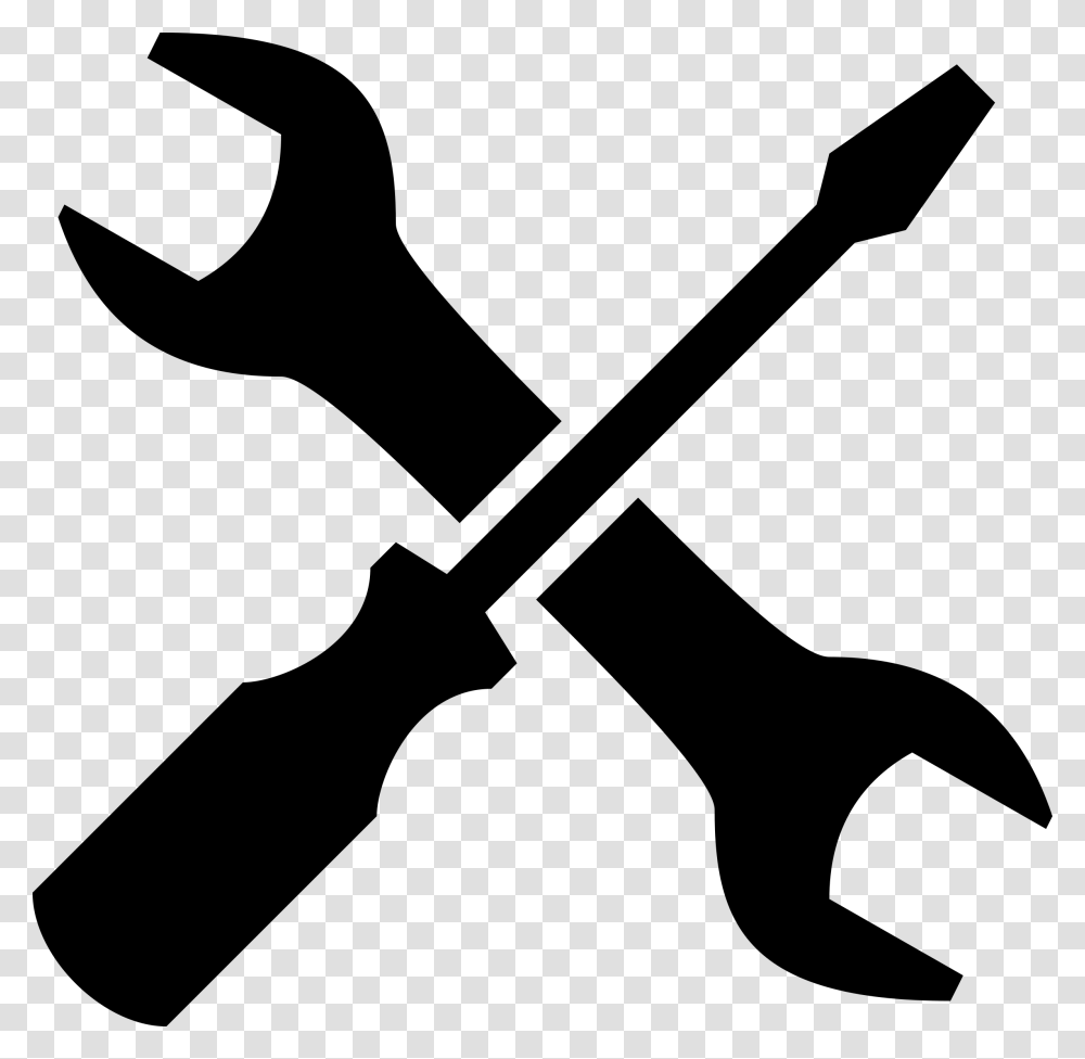 Tool Clipart Black And White, Screwdriver, Person, Human Transparent Png