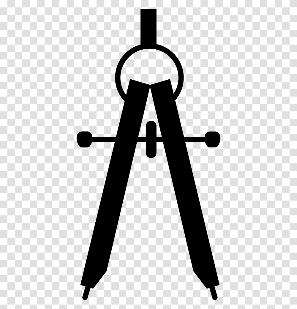 Tool Drawing Compass Compass Drawing Tool, Stencil, Compass Math Transparent Png