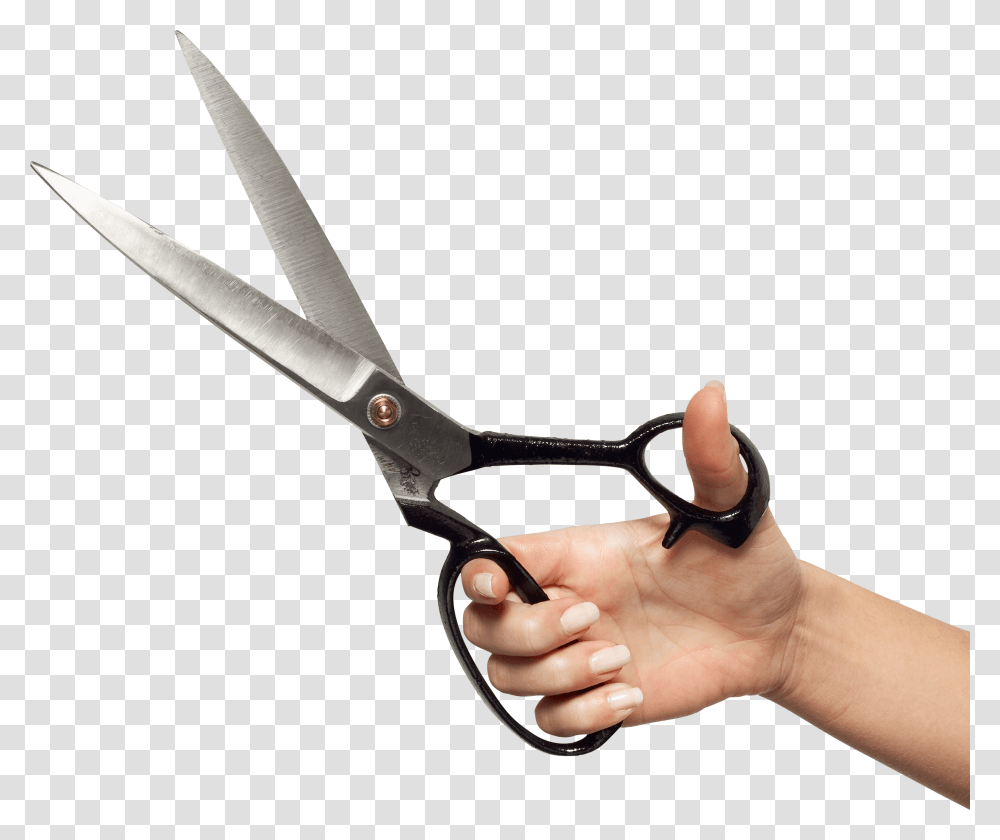 Tool Hand Scissors, Blade, Weapon, Weaponry, Person Transparent Png