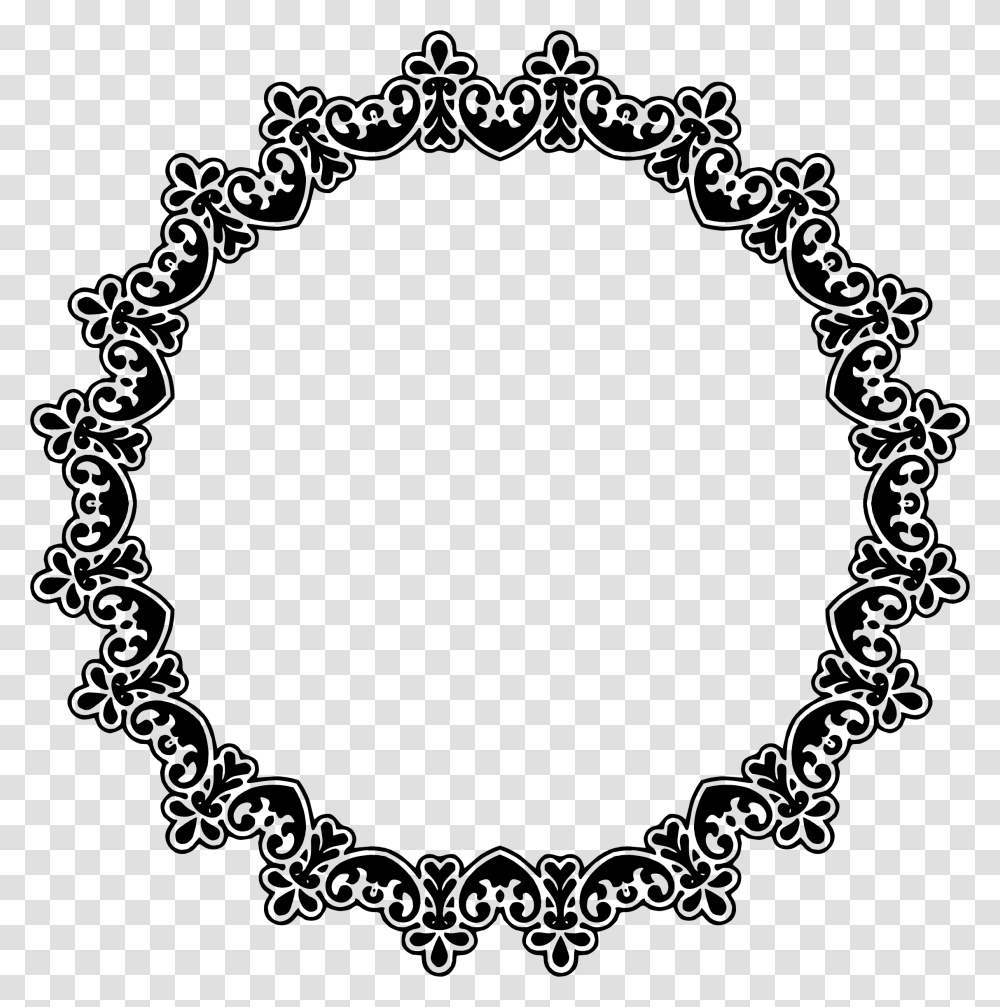 Tool Shape Square Squaretool Rectangle Outline Flower Round Black And White, Gray, World Of Warcraft Transparent Png