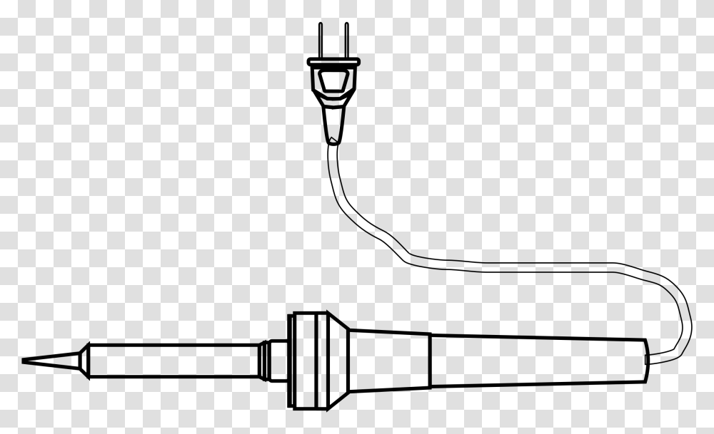 Tool Soldering Iron Drawing Coloring Clip Arts Soldering Rod Diagram, Gray, World Of Warcraft Transparent Png