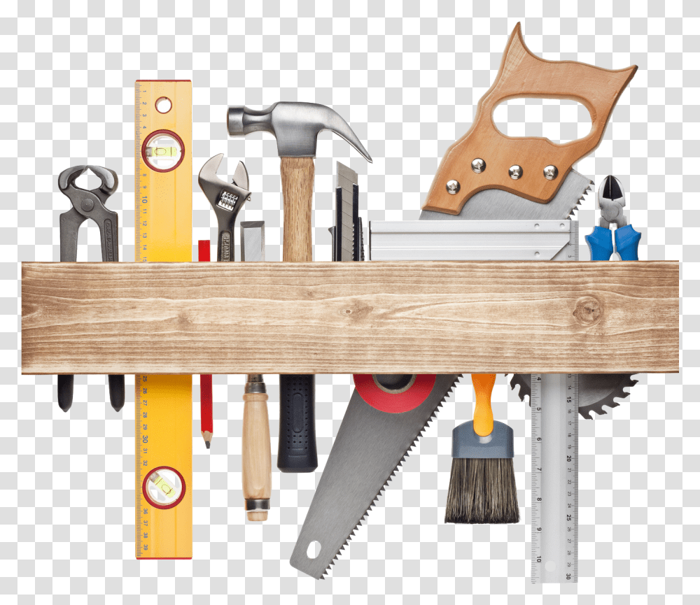 Toolbox Home Maintenance Services, Hammer, Wood Transparent Png