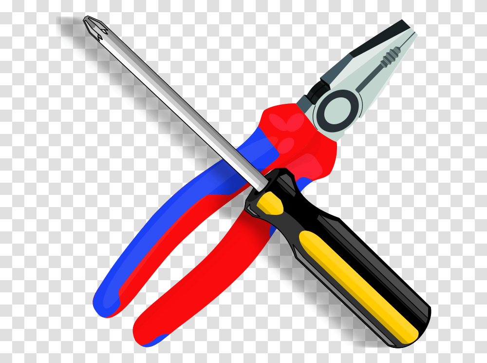 Toolbox Red Tool Clip Art Co Clipart Tools With Background, Pliers, Weapon, Weaponry Transparent Png