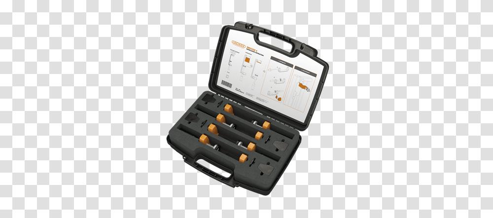 Toolbox With Locinox Clamps Locinox, Mobile Phone, Electronics, Cell Phone, Screwdriver Transparent Png