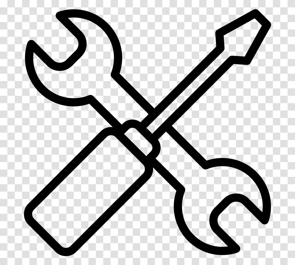 Tools Icon White, Gray, World Of Warcraft Transparent Png