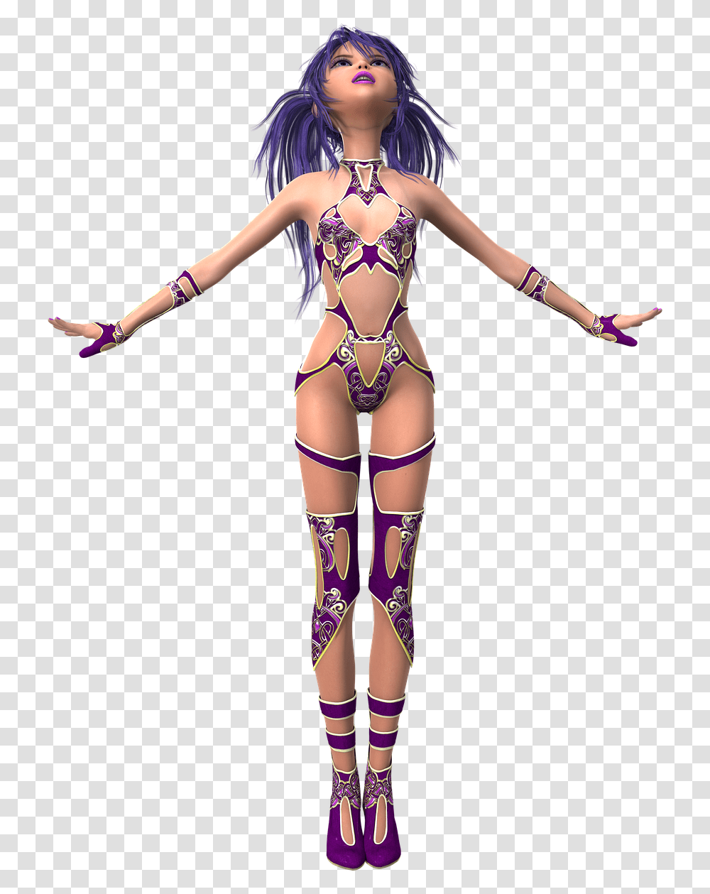 Toon Female Clothing Sexy Woman Image Toon Woman, Costume, Person, Human, Apparel Transparent Png