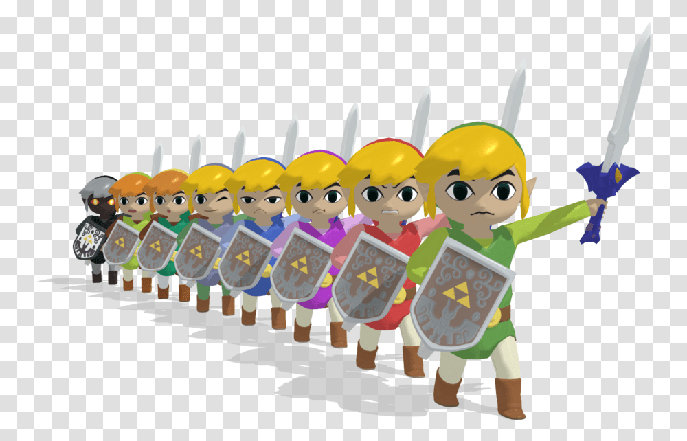 Toon Link, Armor, Shield, Person, Human Transparent Png