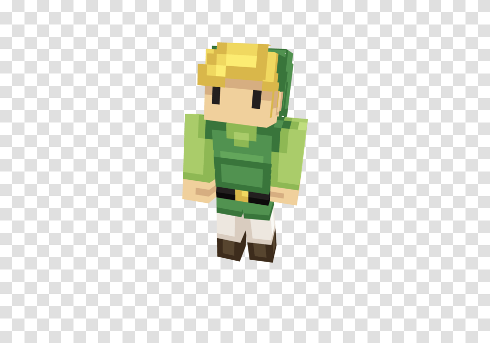 Toon Link Minecraft Skin, Toy, Green Transparent Png