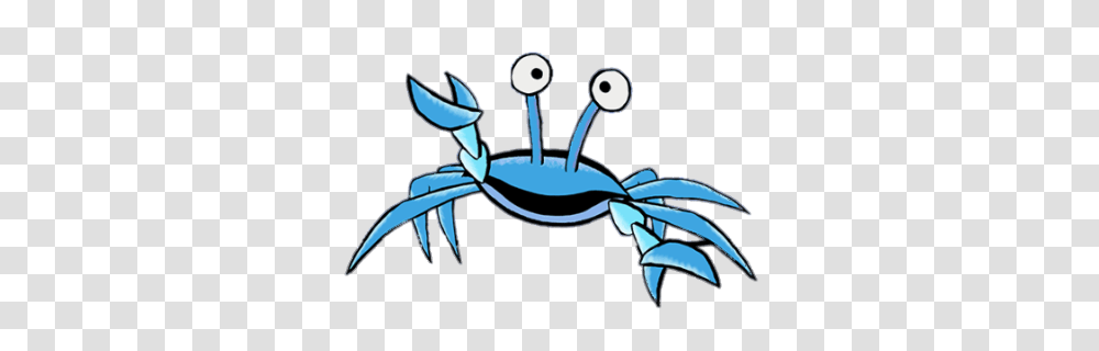 Toot Character Blue Claw The Crab, Seafood, Sea Life, Animal Transparent Png