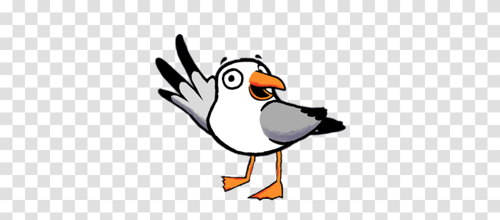 Toot Character Gus The Seagull, Bird, Animal, Beak, Puffin Transparent Png