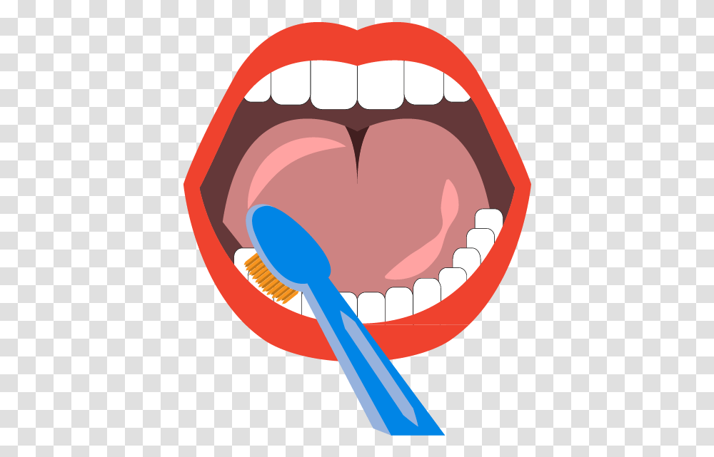 Tooth Brushing Teeth Cleaning Mouth Euclidean Vector, Lip, Tongue, Tool, Toothbrush Transparent Png