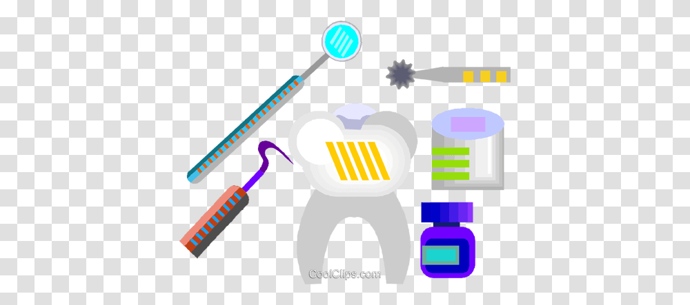 Tooth Dentist Equipment Royalty Free Vector Clip Art Illustration, Racket, Light Transparent Png
