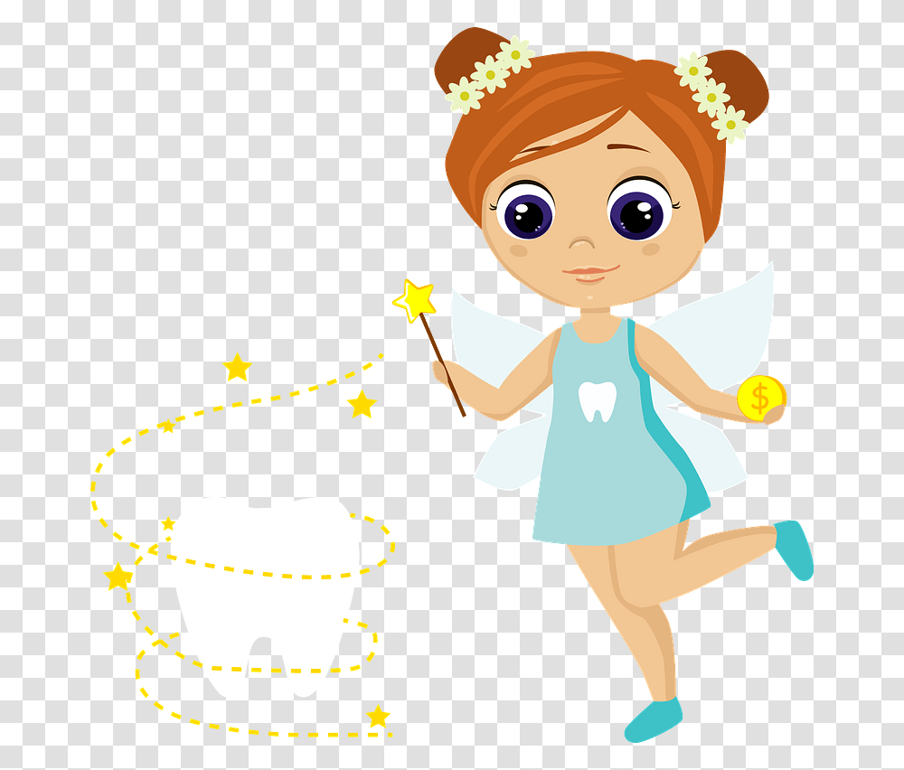 Tooth Fairy Clipart Cartoon, Person, Dress, Female Transparent Png